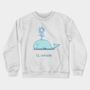 O, Whale Crewneck Sweatshirt